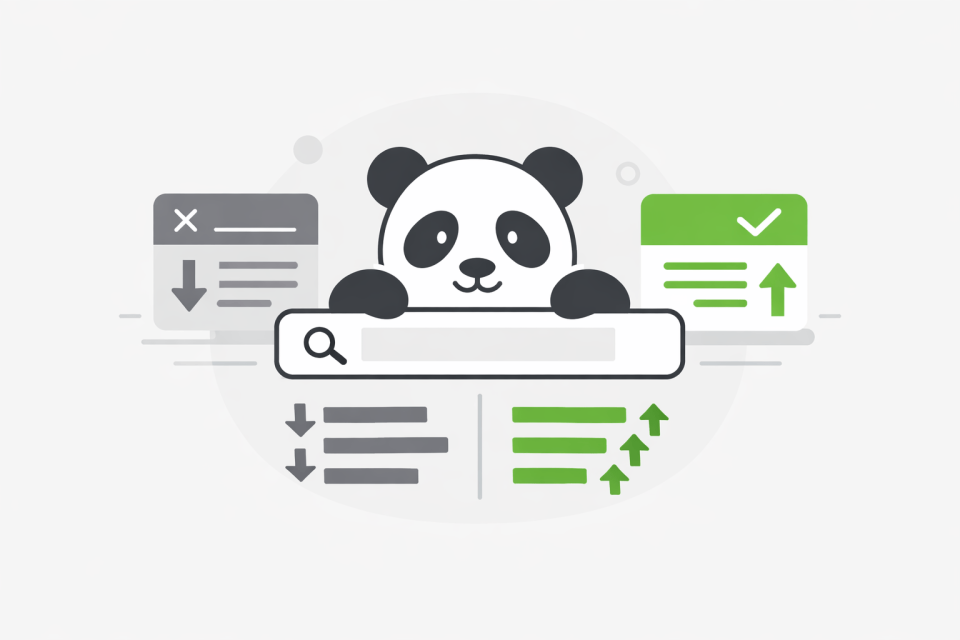 Google Panda - algorytm walczący z treściami niskiej jakości