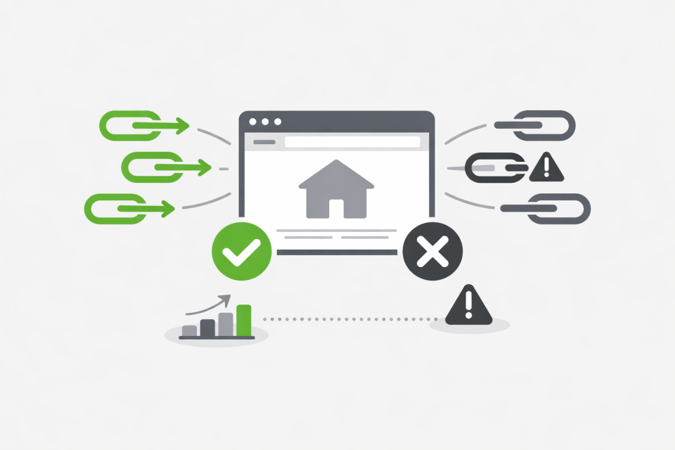 Różne typy linków prowadzące do witryny