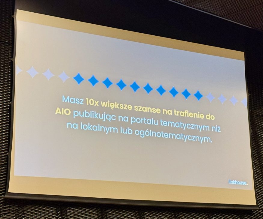 10x większe szanse na trafienie do AIO publikując na portalu tematycznym